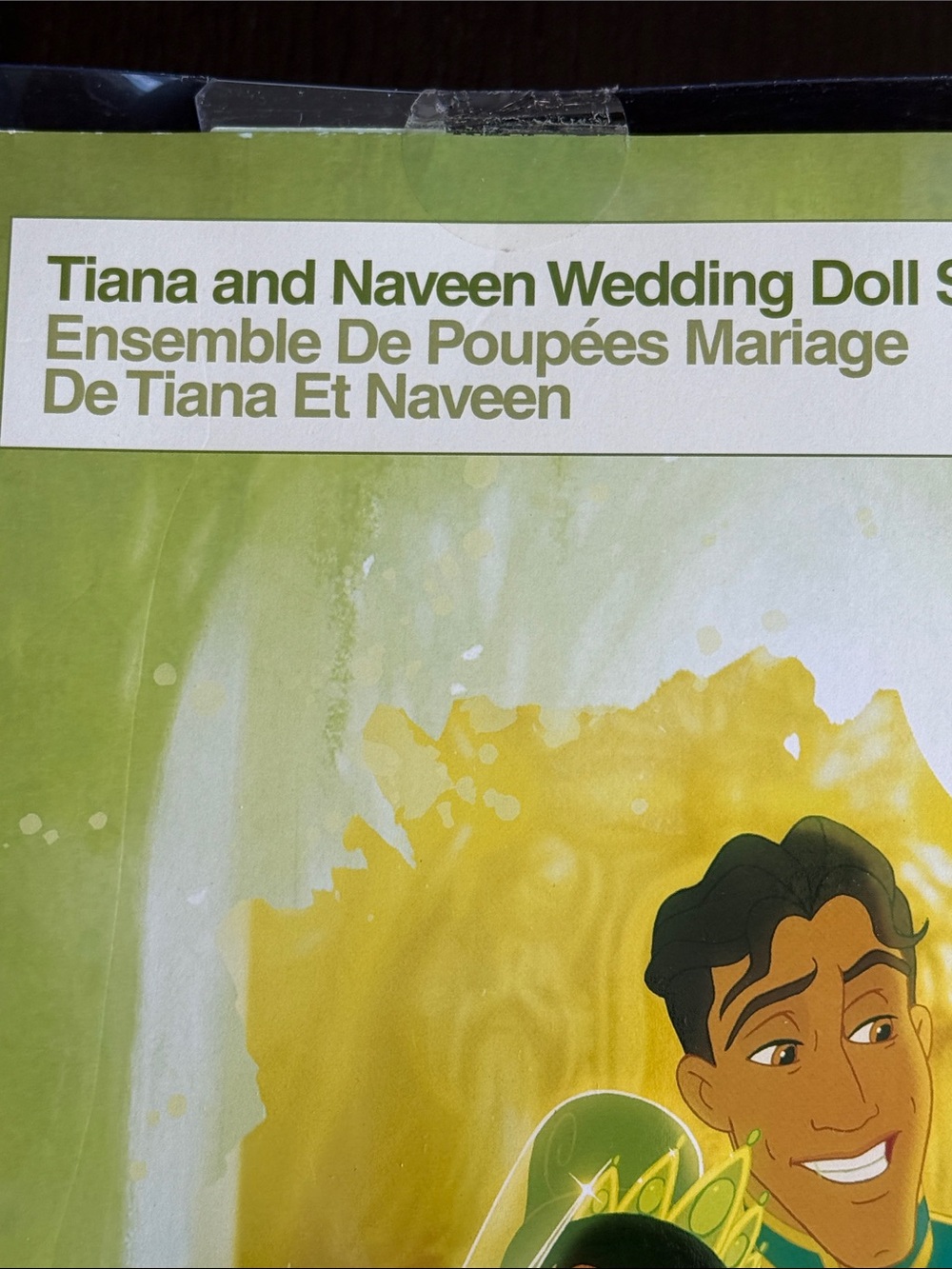 New in Box Disney Princess Tiana & Prince Naveen Wedding Dolls - Picture 5 of 6